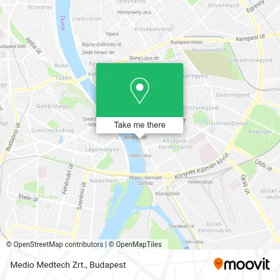 Medio Medtech Zrt. map