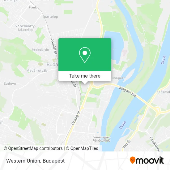 Western Union map