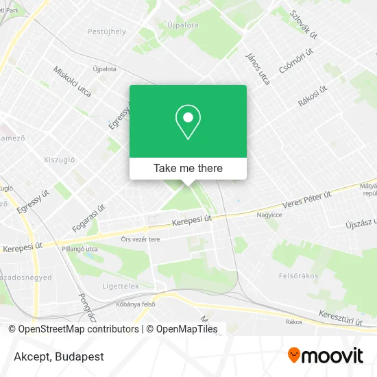 Akcept map