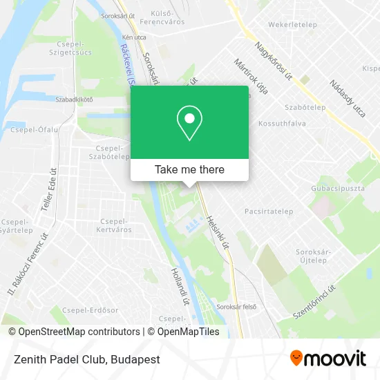 Zenith Padel Club map