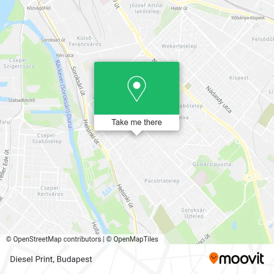 Diesel Print map