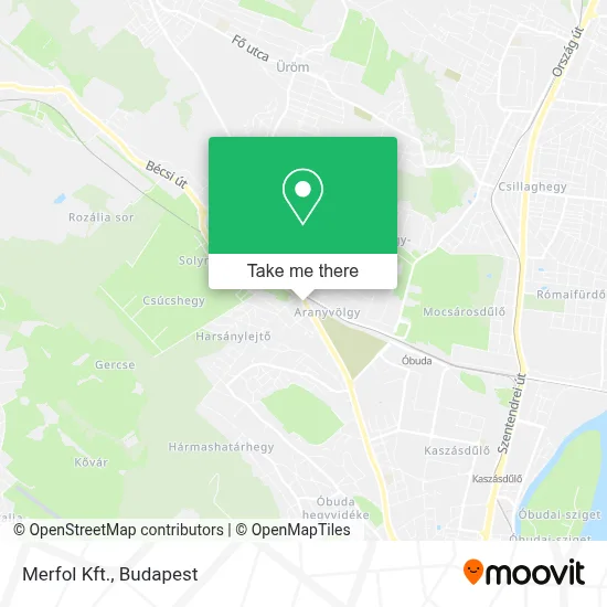 Merfol Kft. map