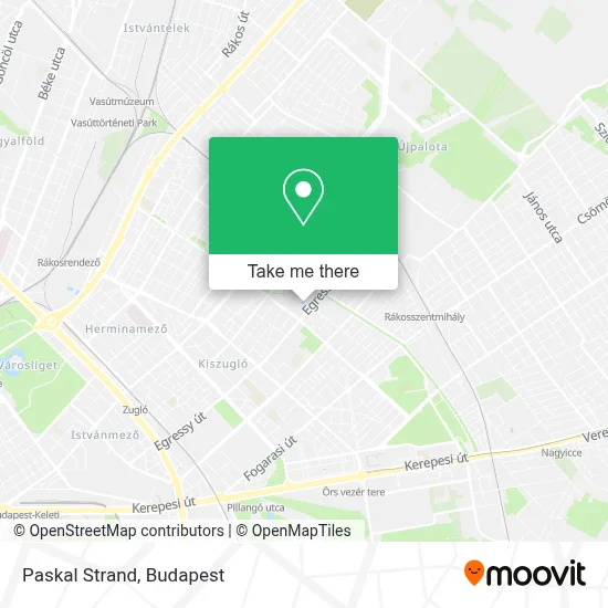 Paskal Strand map