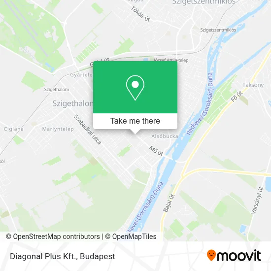 Diagonal Plus Kft. map