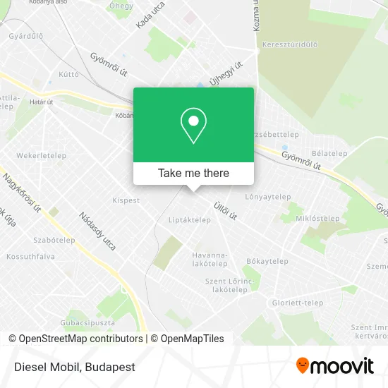 Diesel Mobil map