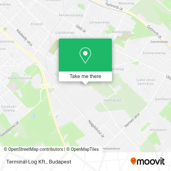 Terminál-Log Kft. map