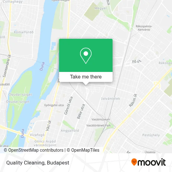 Quality Cleaning map
