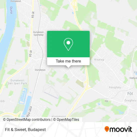 Fit & Sweet map