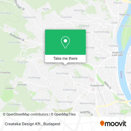 Createka Design Kft. map