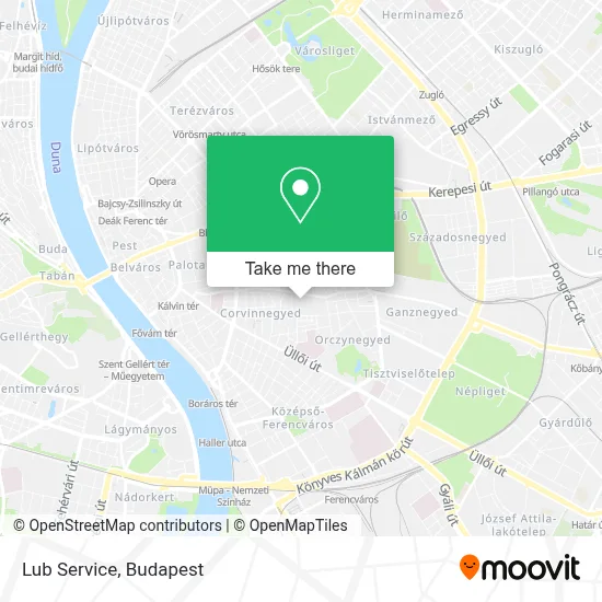 Lub Service map