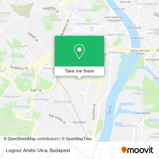 Logosz Andor Utca map