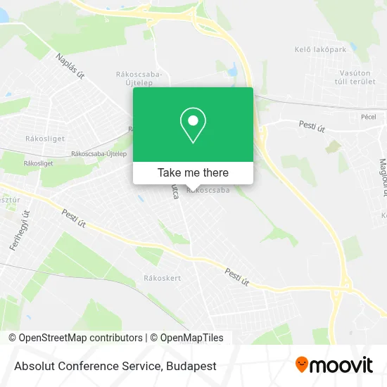 Absolut Conference Service map