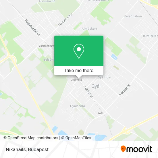 Nikanails map