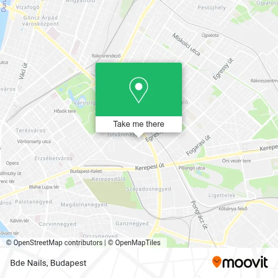 Bde Nails map
