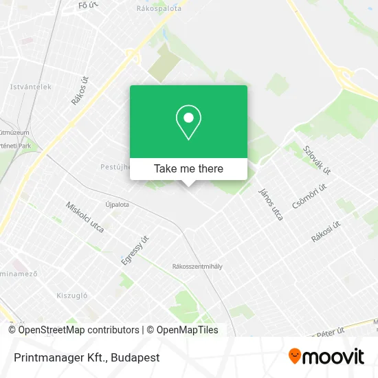 Printmanager Kft. map