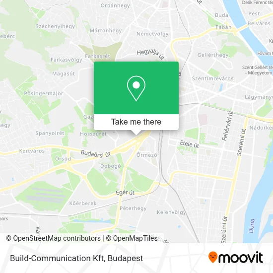 Build-Communication Kft map