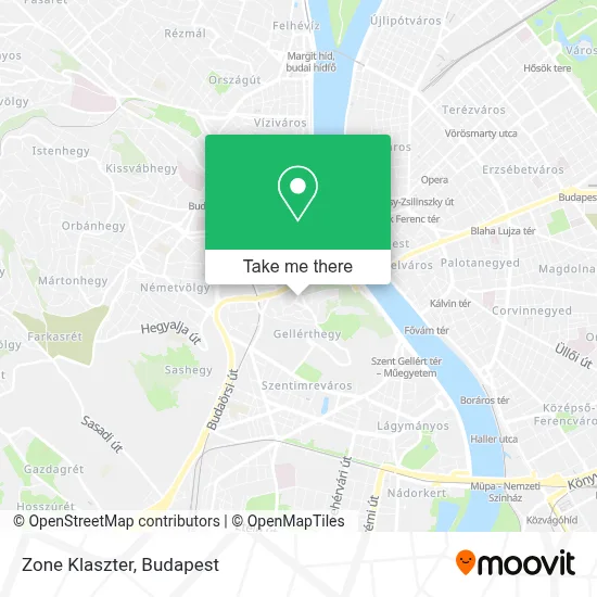 Zone Klaszter map