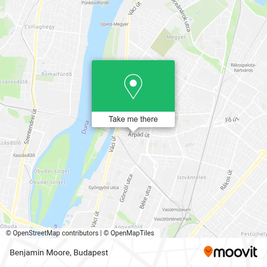 Benjamin Moore map