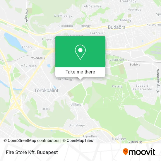 Fire Store Kft map