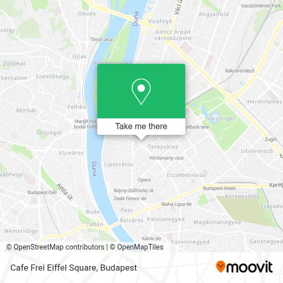 Cafe Frei Eiffel Square map