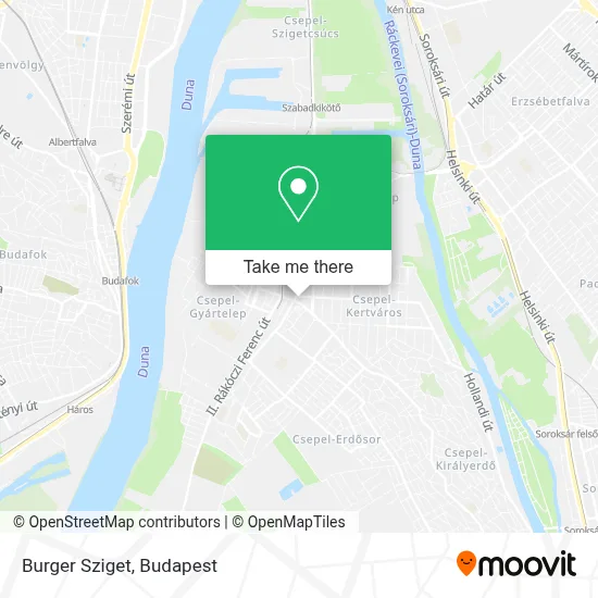 Burger Sziget map