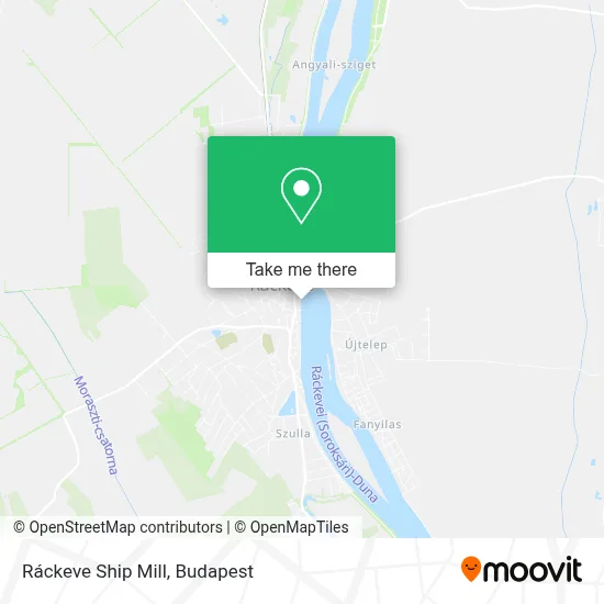 Ráckeve Ship Mill map