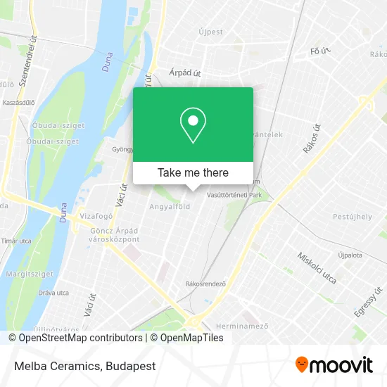 Melba Ceramics map