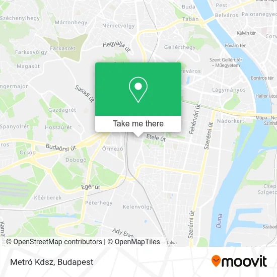 Metró Kdsz map