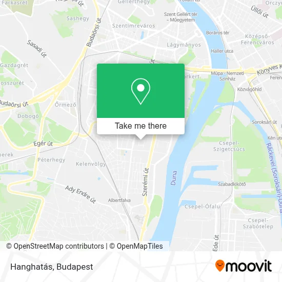 Hanghatás map