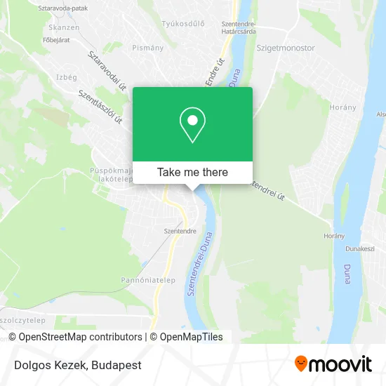 Dolgos Kezek map