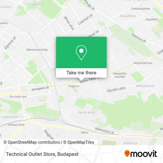 Technical Outlet Store map