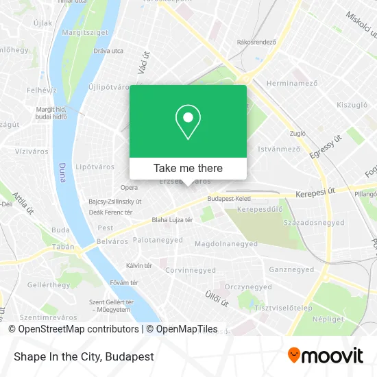 Shape In the City map