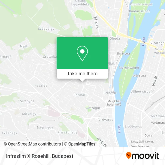 Infraslim X Rosehill map