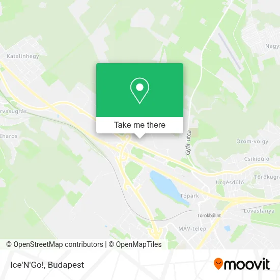 Ice'N'Go! map