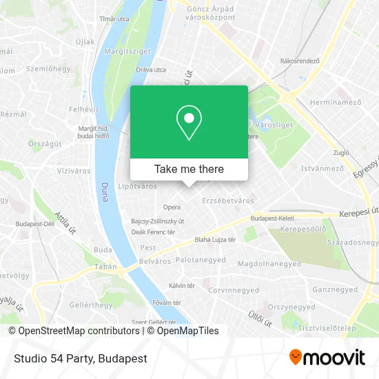 Studio 54 Party map