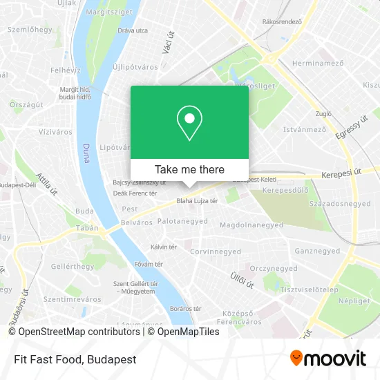 Fit Fast Food map