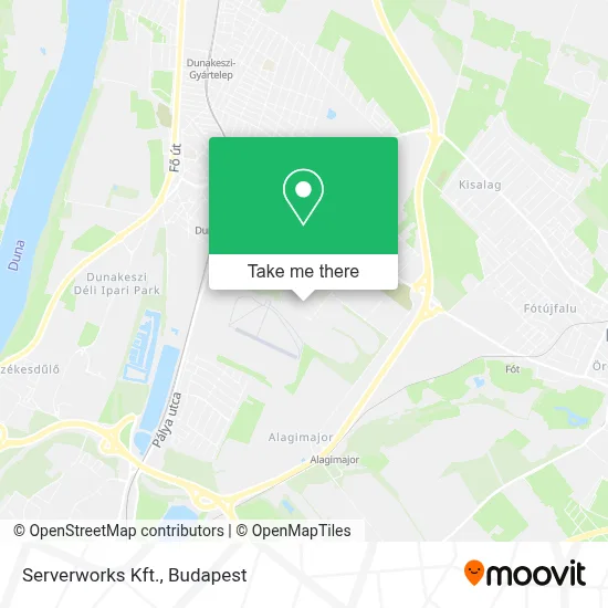 Serverworks Kft. map