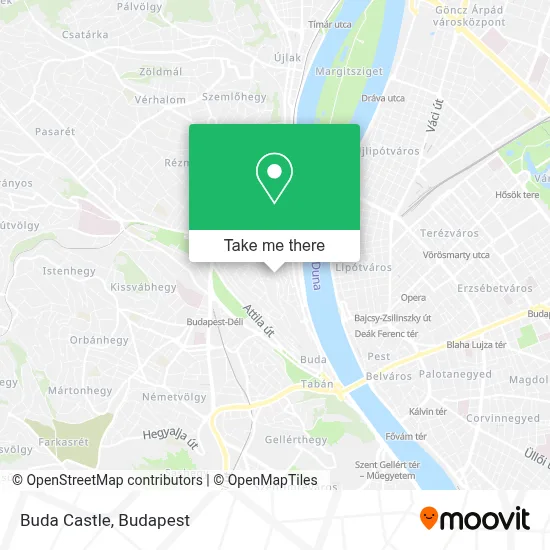 Buda Castle map