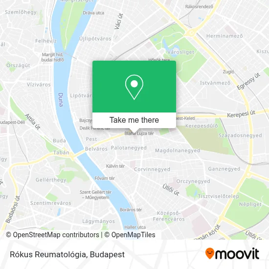 Rókus Reumatológia map