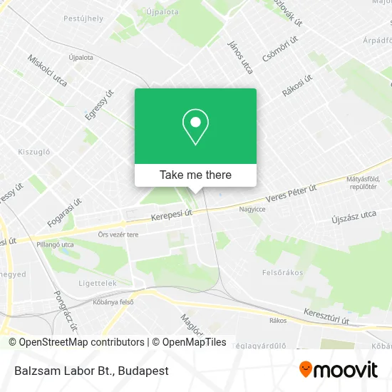 Balzsam Labor Bt. map