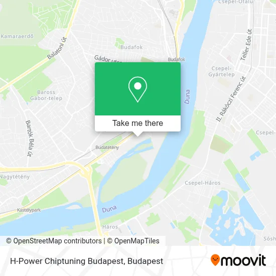 H-Power Chiptuning Budapest map