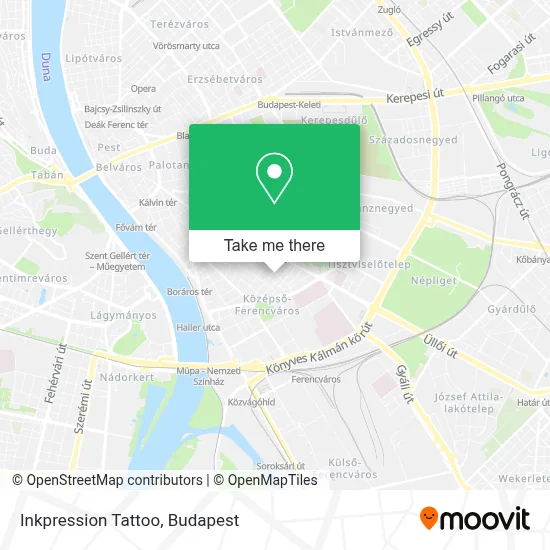 Inkpression Tattoo map