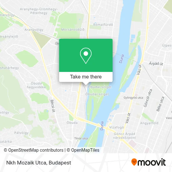 Nkh Mozaik Utca map