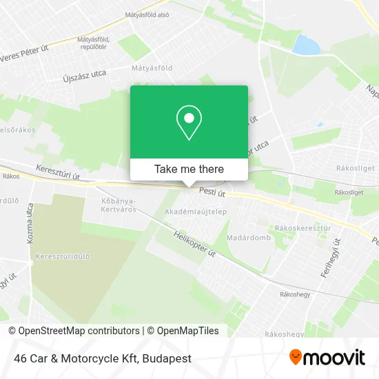 46 Car & Motorcycle Kft map