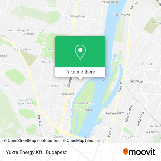 Yuxta Energy Kft. map