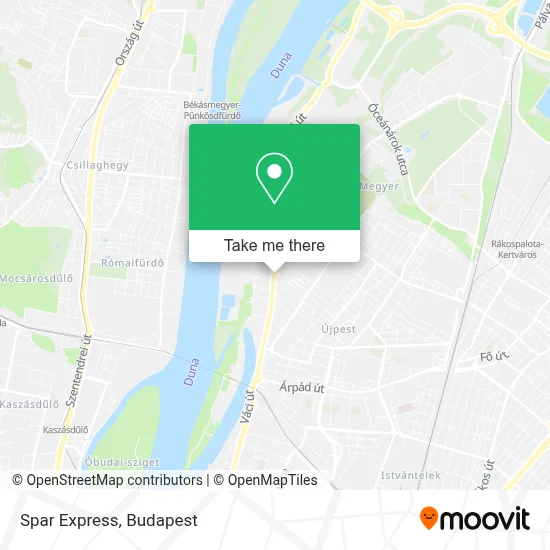Spar Express map