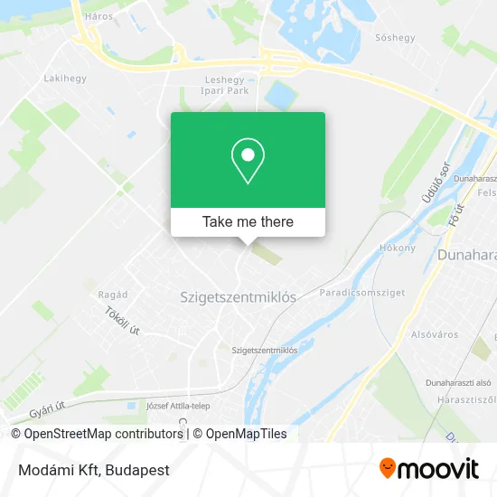 Modámi Kft map