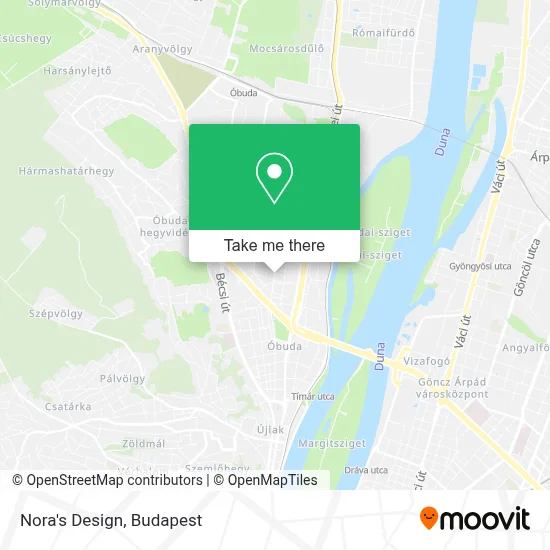 Nora's Design map