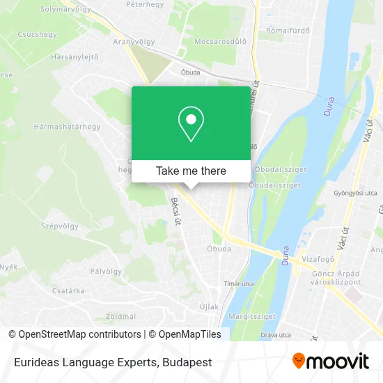 Eurideas Language Experts map