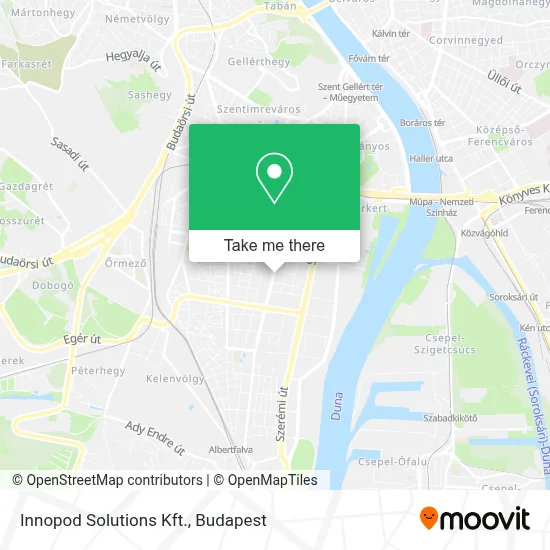 Innopod Solutions Kft. map